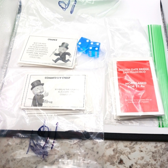 Monopoly Electronic Banking Replacement Property+ Chance+ Chest Cards - Picture 5 of 6